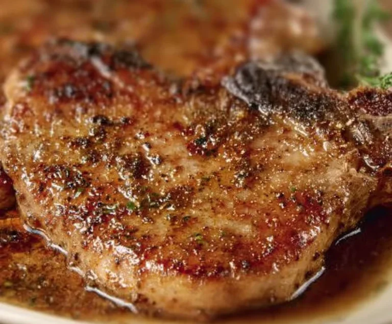 Delicious 3-ingredient crockpot pork chops served with vegetables