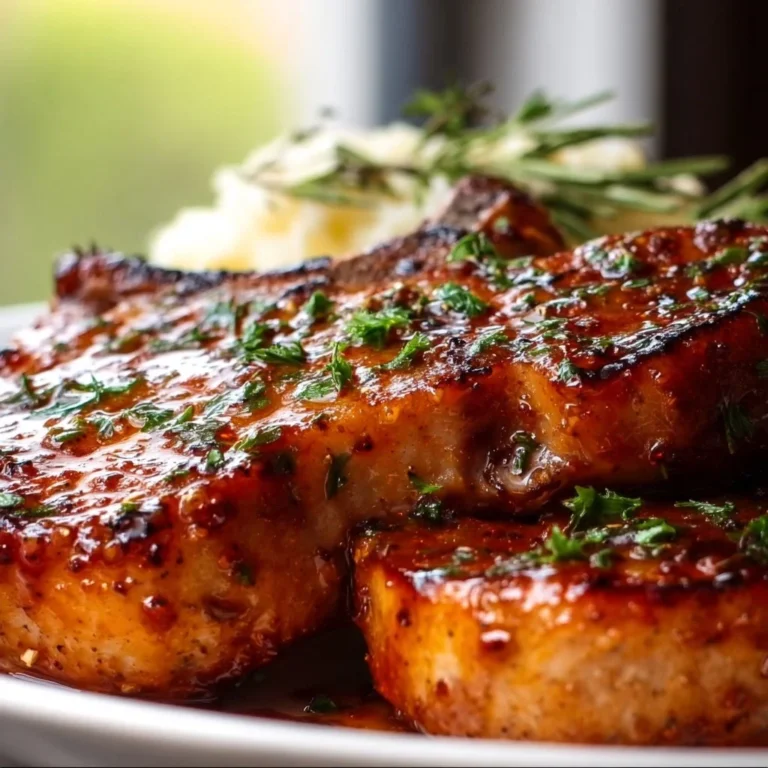 Best baked pork chops recipe with brown sugar glaze