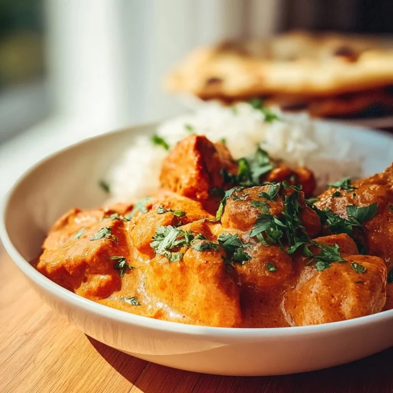 Plate of Chicken with Butter garnished with herbs