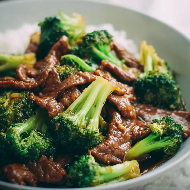 Plate of Chinese Beef and Broccoli stir-fry with vegetables