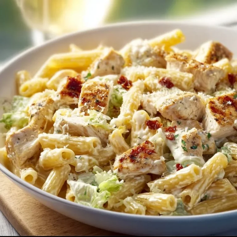 Creamy Chicken Pasta dish with tender chicken and rich sauce
