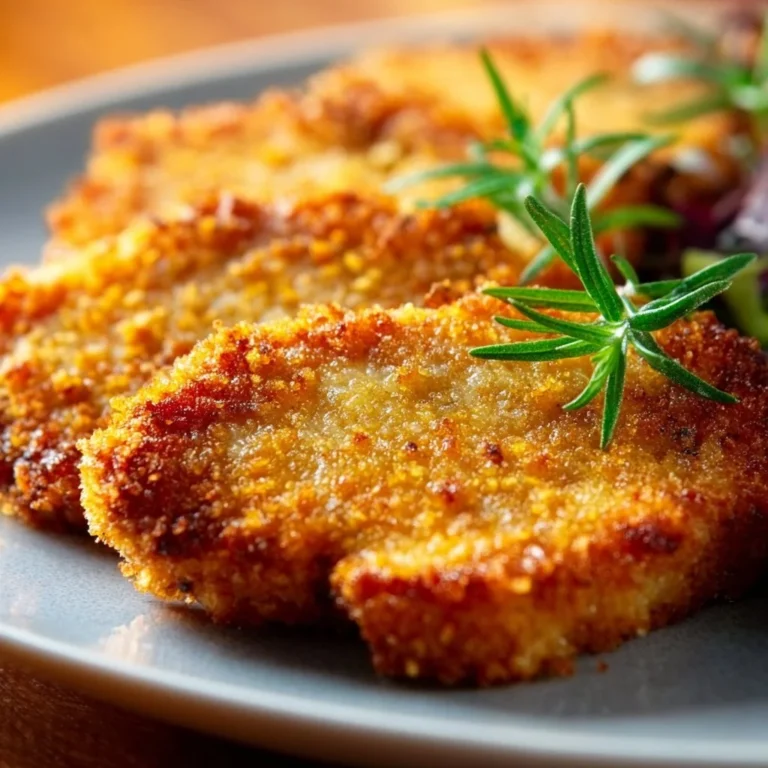 Crispy air fryer breaded pork chops served on a plate with sides.