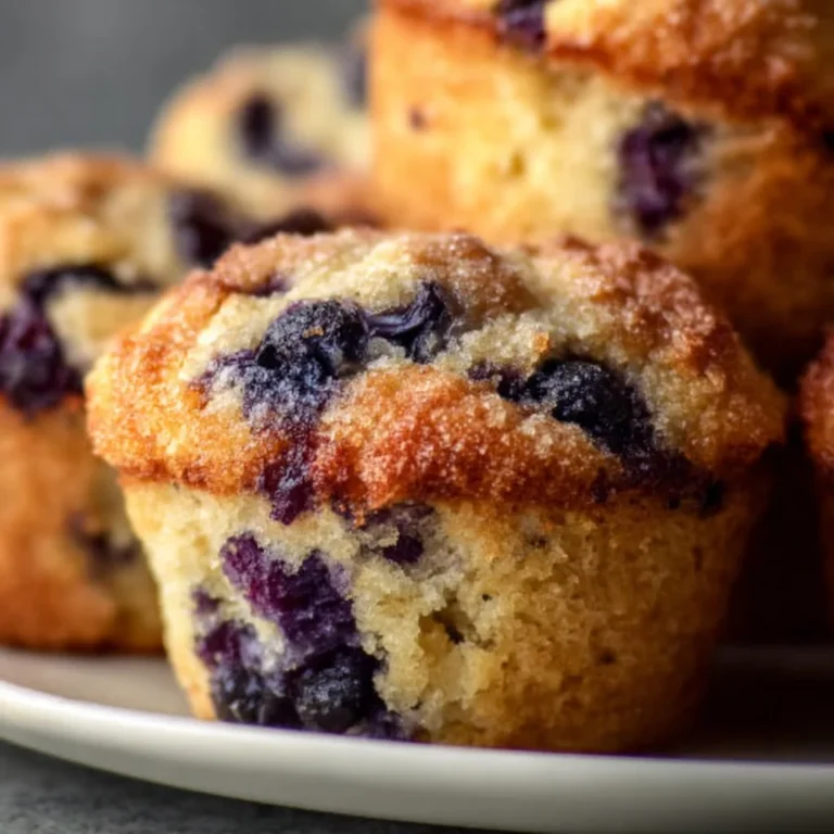 Delicious gluten-free blueberry muffins with a moist and fluffy texture