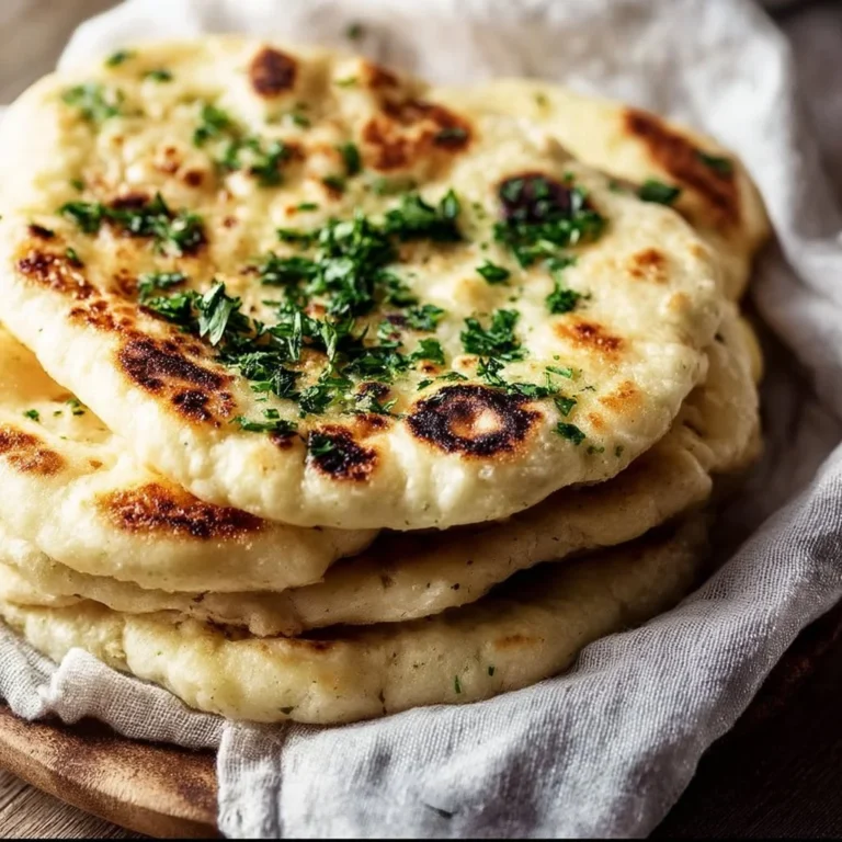 Gluten free naan bread, fluffy and tender, served with delicious dips.