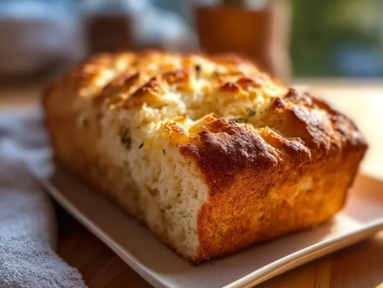 Delicious gluten-free potato bread fresh out of the oven