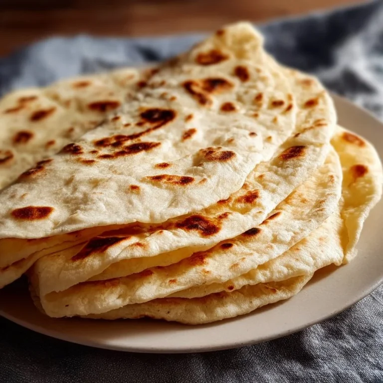 Homemade gluten free tortillas on a wooden table