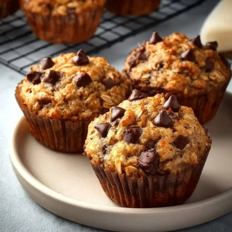 Greek yogurt chocolate chip oatmeal muffins gluten-free recipe