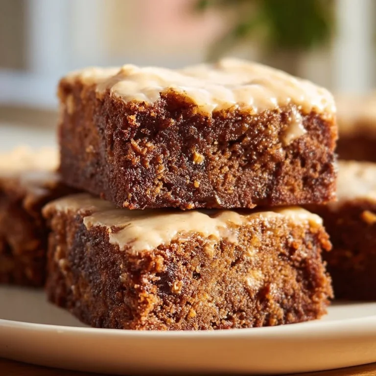 Delicious banana bread brownies with chocolate chips and walnuts.