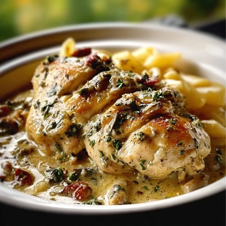 Delicious Crockpot Olive Garden Chicken meal ready to serve