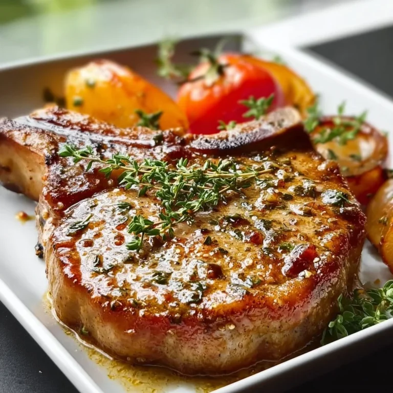 Delicious Pork Chop Supreme plated with vegetables, perfect comfort food for family meals.