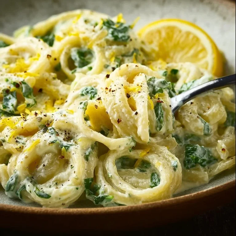 Quick lemon ricotta pasta dish served with fresh herbs and lemon zest